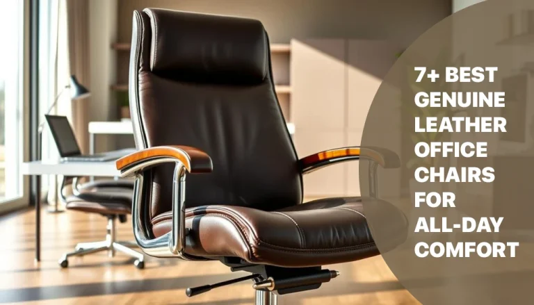 7+ BEST GENUINE LEATHER OFFICE CHAIRS FOR ALL-DAY COMFORT